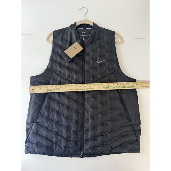 Nike Therma Fit ADV Water Repel Down Fill Running Jacket Vest Men LT FB7542-010 - Picture 14 of 16